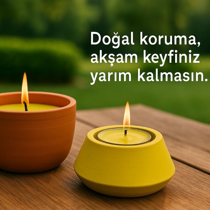 Citronella Kokulu Mumlar