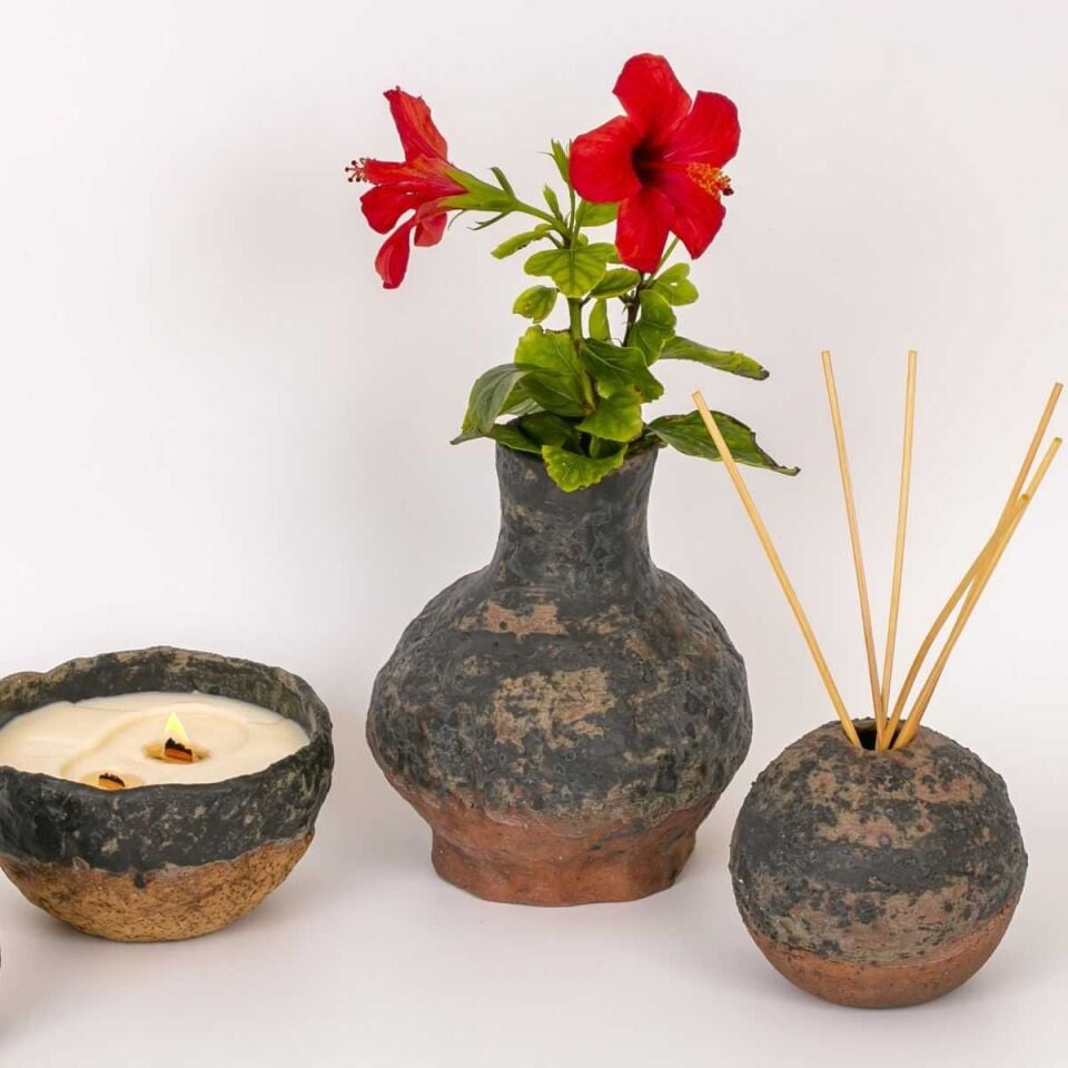 Barrel Set (Vazo - Difüzör - Mum)